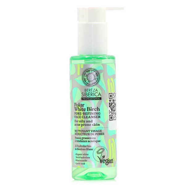 NATURA SIBERICA Bereza Pore Refining Face Cleanser Καθαριστικό Προσώπου Για Λιπαρή & Ακνεϊκή Επιδερμίδα 145m