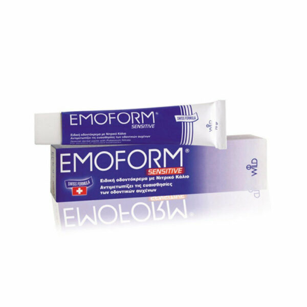 EMOFORM Sensitive Swiss οδοντόκρεμα με Νιτρικό Κάλιογια την Αντιμετώπιση της Ευαισθησίας των Δοντιών 50ML