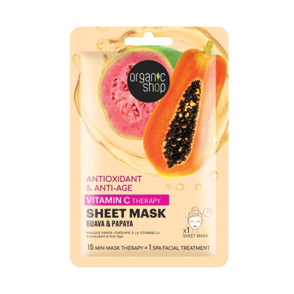 NATURA SIBERICA Biome Sheet Mask με Βιταμίνη C, 1 pc