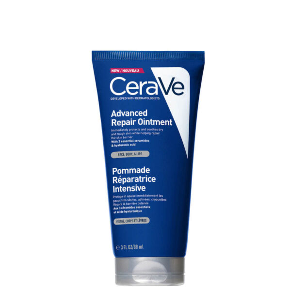 CERAVE Advanced Repair Ointment-Επανορθωτική Αλοιφή Για Πρόσωπο Σώμα Και Χείλη Με 3 Απαραίτητα Ceramides