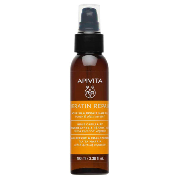 APIVITA Keratin Repair Oil Λάδι Θρέψης ΚαιΕπανόρθωσης για τα Μαλλιά 100ML