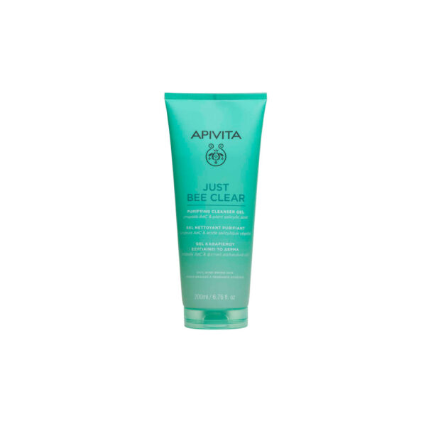 APIVITA Just Bee Clear Gel Καθαρισμού-Εξυγιαίνει Το Δέρμα 200ML