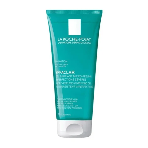 LA ROCHE POSAY Effaclar Μicro-Peeling Purifying Gel-Καθαρισμός Ενάντια Σε Σοβαρές Ατέλειες 200ΜL