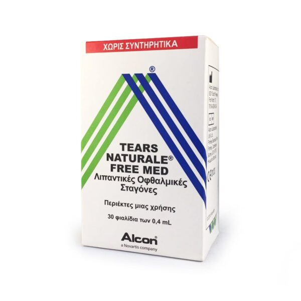 ALCON Tears Naturale Free Med-Οφθαλμικές Σταγόνες Σε Περιέκτες Μιας Χρήσης 30 x 0.4 ml