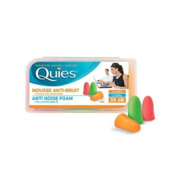 3435170191017-750x750_2_grande PHARMAQ Quies Ωτοασπίδες Από Αφρώδη Πολυουρεθάνη 3 Ζεύγη - Image 1