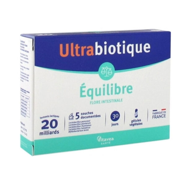 VITAVEA Ultrabiotique Equilibre-Balance-Συμπλήρωμα Για Την Εντερική Χλωρίδα 30 Κάψουλες