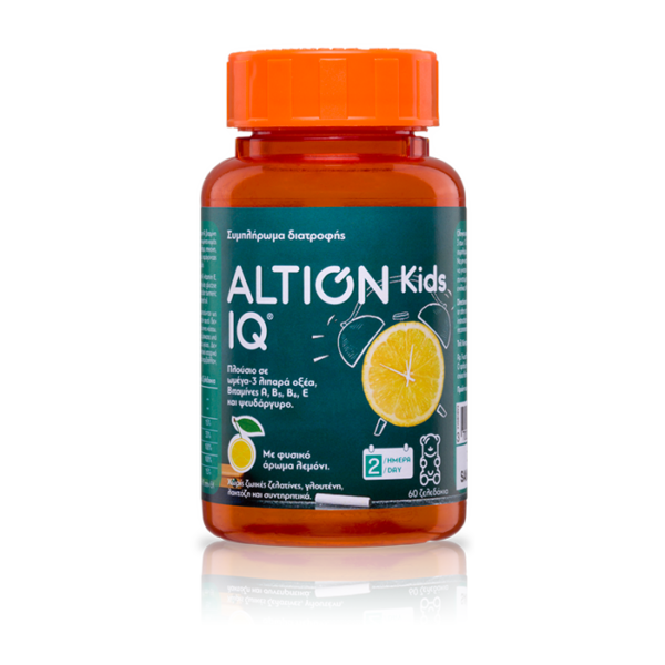 ALTION Kids IQ-Για την Καλή Γνωσιακή Λειτουργία Με Γεύση Λεμόνι 60 ζελεδακια
