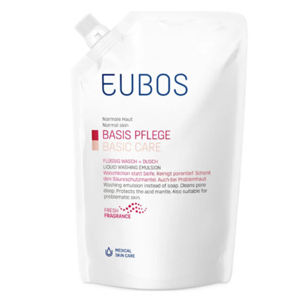 EUBOS  Red Liquid Washing Emulsion-Υγρό Καθαρισμού Για Το Πρόσωπο Και Το Σώμα 400ML
