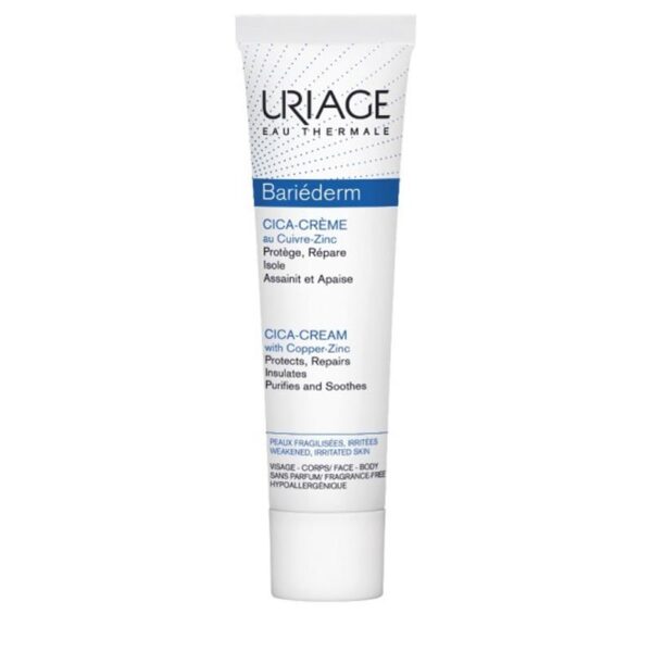 URIAGE Bariederm-Cica Επανορθωτική Κρέμα με Cu-Zn 40ML