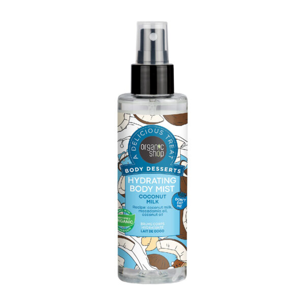 NATURA SIBERICA Body Desserts Hydrating Body Mist Coconut Milk - Ενυδατικό Body Mist Γάλα Καρύδας 200ML