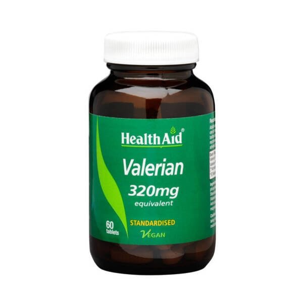 5019781025824 HEALTH AID Valerian Root Extract 320 mg 60 tabs - Image 1
