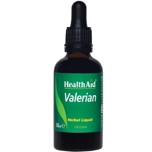 5019781030750_1 HEALTH AID Valerian Βαλεριάνα Υγρό, 50ML - Image 1