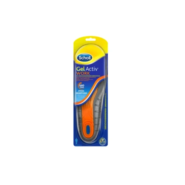 SCHOLL Gel Activ Work Ανδρικοί Ανατομικοί Πάτοι (Νο 40-46.5)