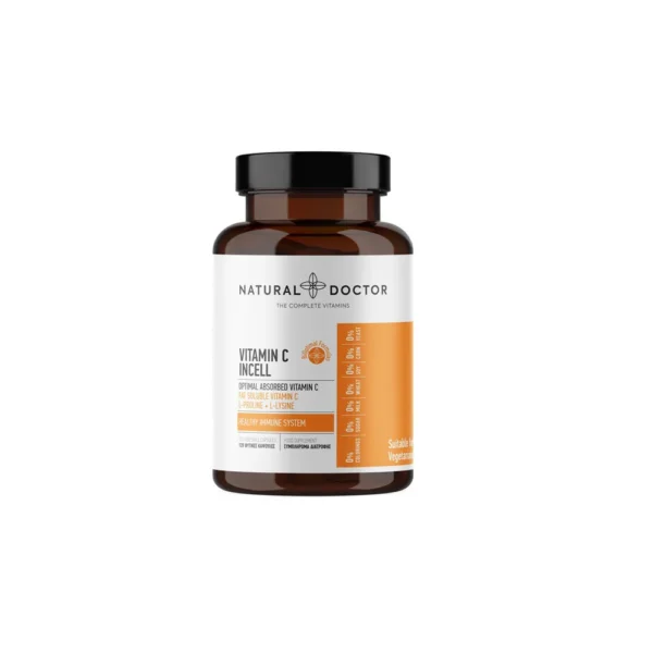NATURAL DOCTOR Vitamin C Incell 120Veg.Caps