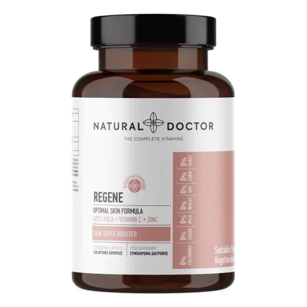 NATURAL DOCTOR Regene For Healthy Skin-Συμπλήρωμα Διατροφής Για Υγιές Δέρμα 120 κάψουλες