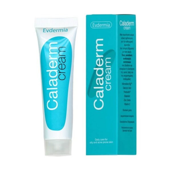 EVDERMIA Caladerm Cream, Κρέμα Προσώπου Kατά της Ακμής 40ML