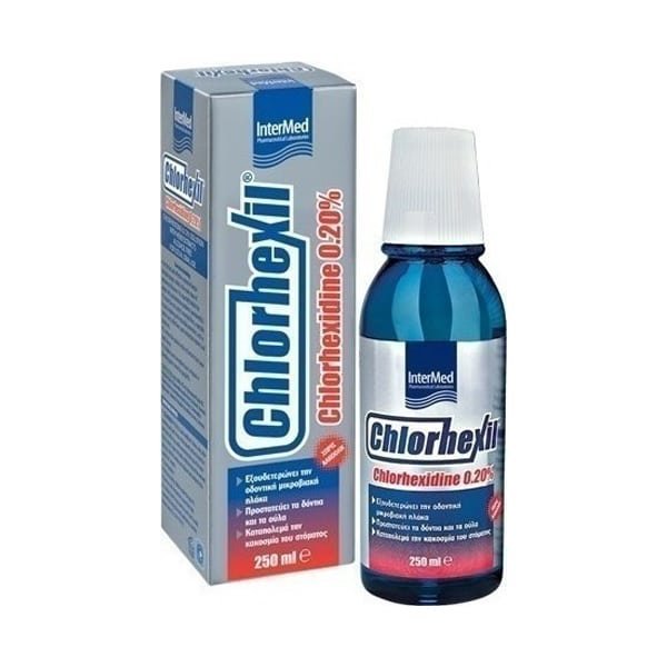 5205152000303-1 INTERMED Chlorhexil 0.20% Mouthwash 250ML - Image 1