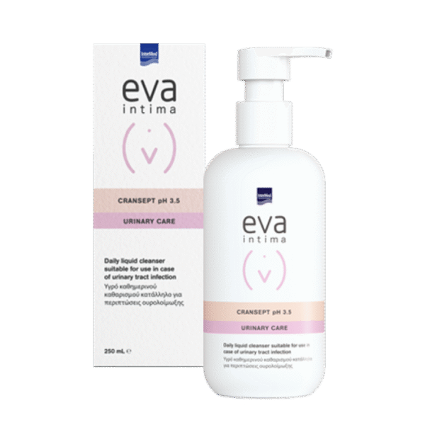 INTERMED Eva Intima Cransept-Καθημερινός Καθαρισμός, Προστασία Και Ανακούφιση Της Ευαίσθητης Περιοχής Σε Περιπτώσεις Επαναλαμβανόμενων Ουρολοιμώξεων 250ML