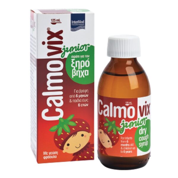 INTERMED Calmovix Junior Σιρόπι για Ξηρό Βήχα και Ερεθισμένο Λαιμό