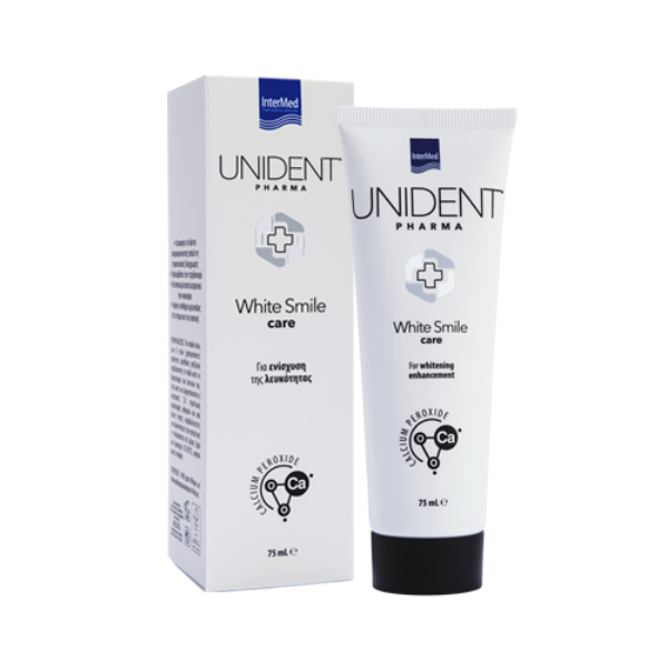 5205152017295 INTERMED Unident Pharma White Smile Care-Για Ενίσχυση Της Λευκότητας Των Δοντιών 75ML - Image 1