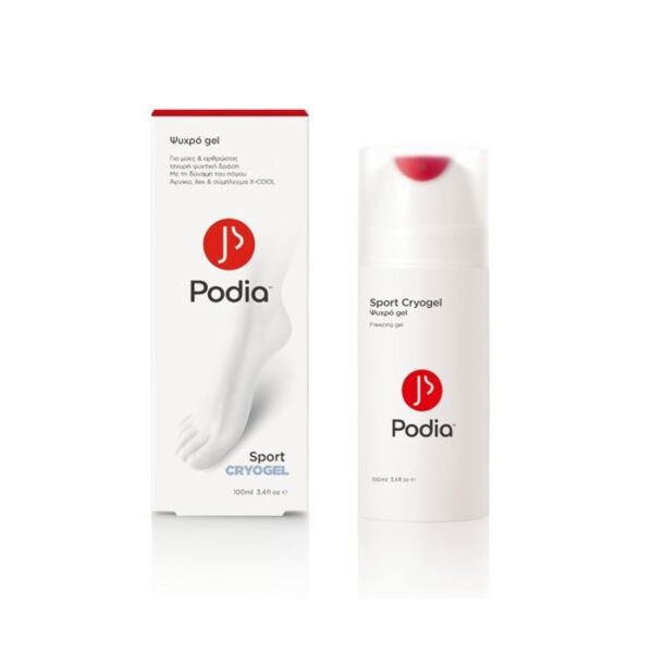 PODIA Sport Cryogel - Ψυχρό Αναλγητικό Gel για Μύες & Αρθρώσεις 100ML