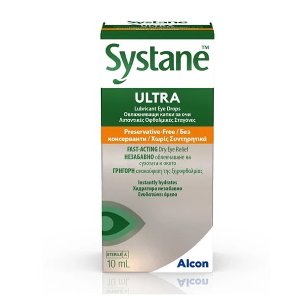5413895400148 ALCON Ultra Λιπαντικές Οφθαλμικές Σταγόνες Χωρίς Συντηρητικά, 10ml - Image 1