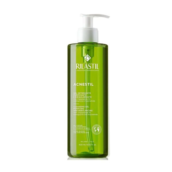 RILASTIL Acnestil Gel Detergente-Καθαριστικό Τζελ Για Λιπάρες Και Με Ατέλειες Επιδερμίδες  400ml