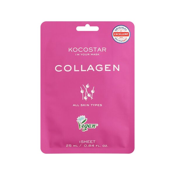 VICAN Kocostar Collagen Face Mask 1 sheet - Μάσκα Αναζωογόνησης Προσώπου 1τμχ