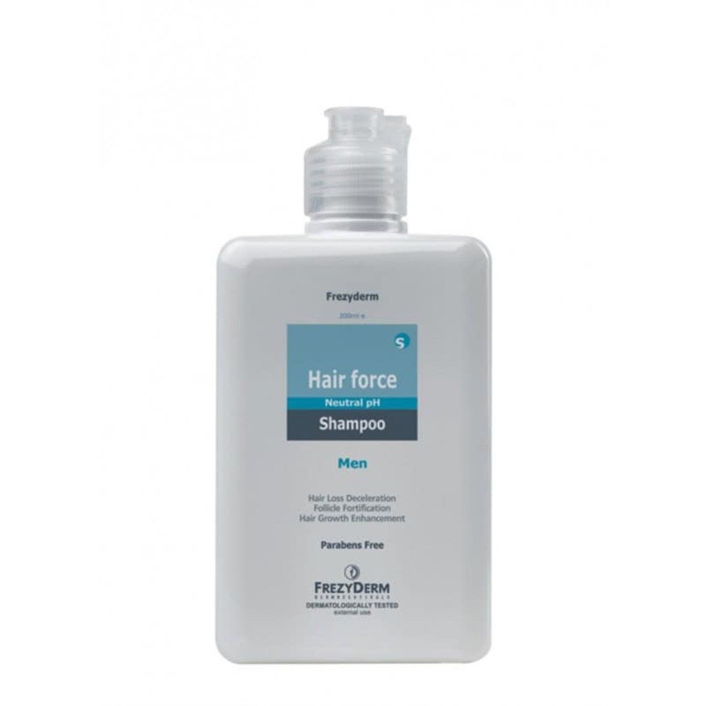 FREZY0073 (1) FREZYDERM Hair Force-Σαμπουάν Για Την Ανδρική Τριχόπτωση 200ML - Image 1