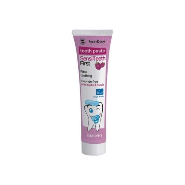 FREZYDERM Sensiteeth First  6M Without Fluorine Toothpaste-Οδοντόκρεμα Βρεφική