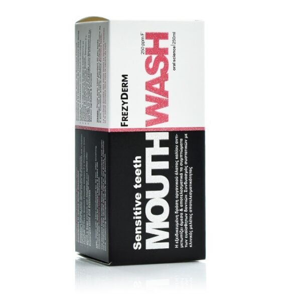 FREZYDERM Sensitive Teeth Mouthwash-Στοματικό Διάλυμα Για Ευαίσθητα Δόντια 250ML