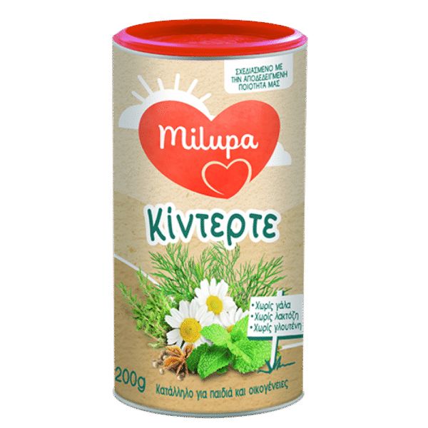 MILUPA Κίντερτε Ρόφημα Βοτάνων για 6+m, 200GR