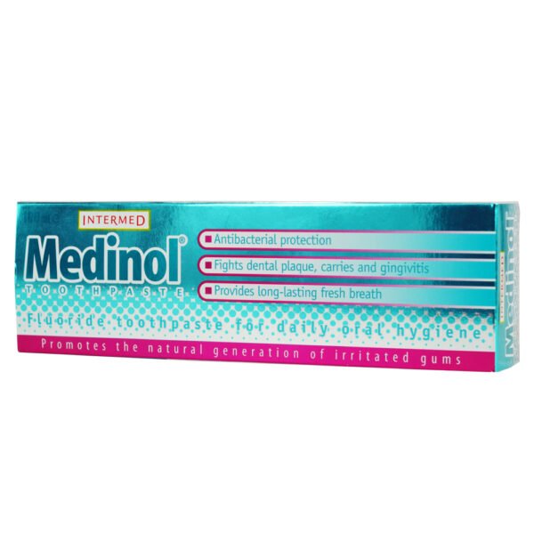 INTERMED Medinol Toothpaste-Φθοριούχος Καθημερινή Οδοντόπαστα 100ML