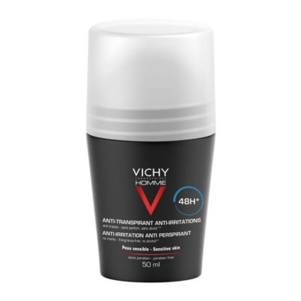VICHY Homme 48h Deodorant Roll-On For Sensitive Skin 50ML