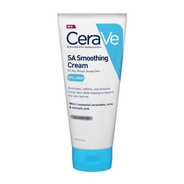 CERAVE Sa Smoothing Cream-Ενυδατική Κρέμα Με Ουρία Για Το Ξηρό  Τραχύ Ανομοιόμορφο Δέρμα 177ML