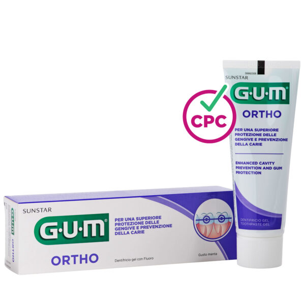 GUM Ortho Toothpaste (3080) Ορθοδοντική Οδοντόπαστα κατά της Τερηδόνας, 75ML