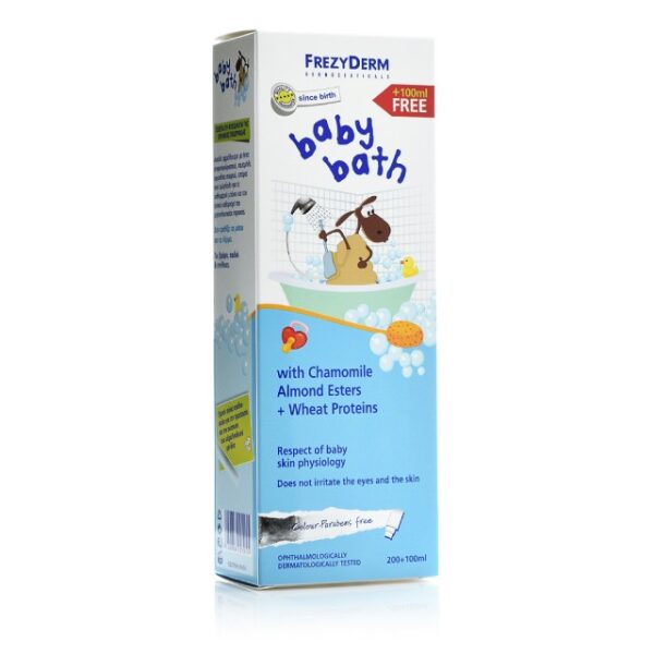 FREZYDERM Baby Bath-Βρεφικό Αφρόλουτρο 300ML