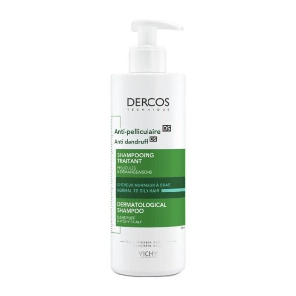 VICHY Dercos Anti-Dandruff DS Σαμπουάν Κατά Της Ξηροδερμίας, Της Πιτυρίδας Και Του Κνησμού Για Κανονικά - Λιπαρά Μαλλιά