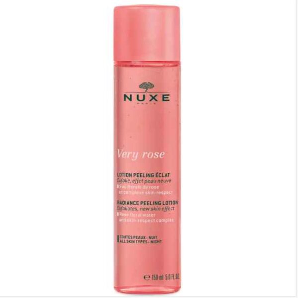 NUXE Very Rose Lotion Radiance Peeling Λοσιόν Απολέπισης Προσώπου για Λάμψη 150ML