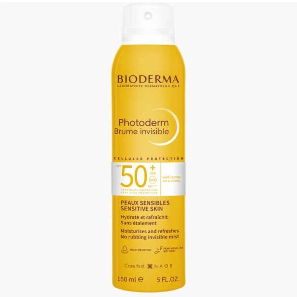 BIODERMA Photoderm Brume Solaire Invisible - Ενυδατικό Αντηλιακό Mist SPF50+ 150ML