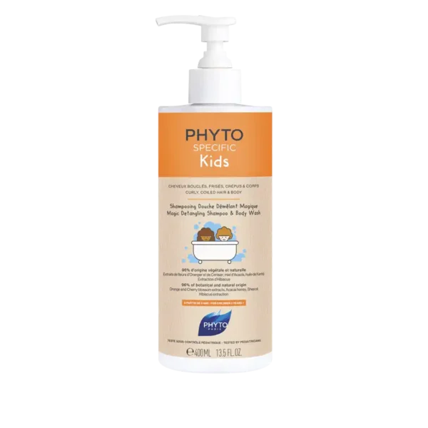 PHYTO Specific Kids Magic Detangling Shampoo & Body Wash Μαγικό Σαμπουάν που Ξεμπλέκει τα Μαλλιά & Αφρόλουτρο 400ML