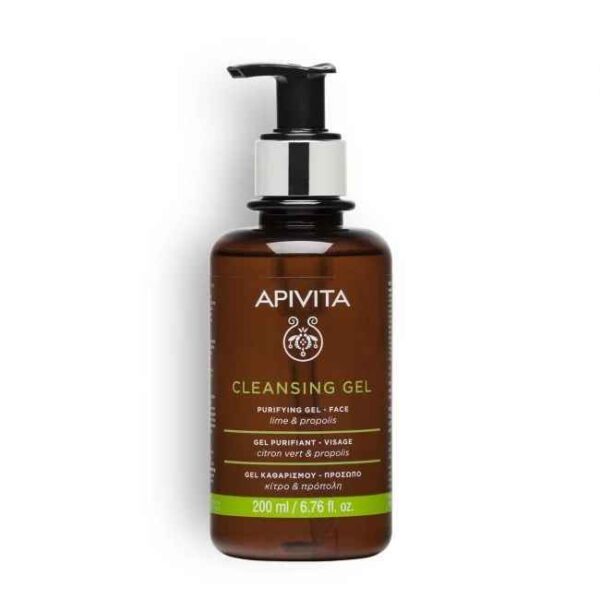 APIVITA Gel καθαρισμού – Πρόσωπο 200ML