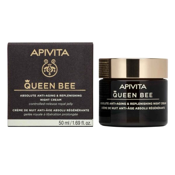 APIVITA Queen Bee Κρέμα Νύχτας Απόλυτης Αντιγήρανσης Και Εντατικής Θρέψης