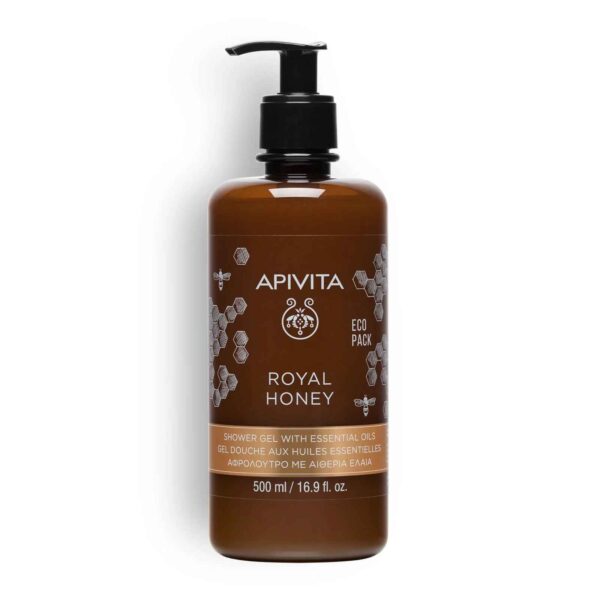 APIVITA Royal Honey Aφρόλουτρο Με Aιθέρια Έλαια Ecopack 500ml