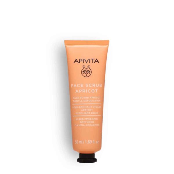 APIVITA Scrub Προσώπου Βερύκοκο Για Ήπια Απολέπιση