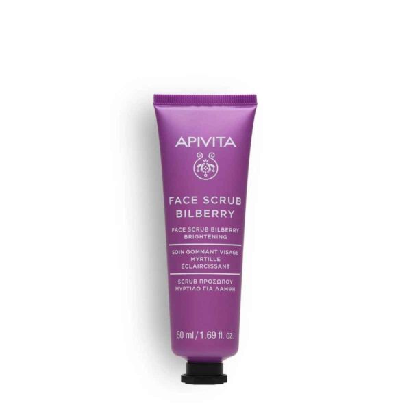 APIVITA Scrub Προσώπου Μύρτιλο Για Λάμψη