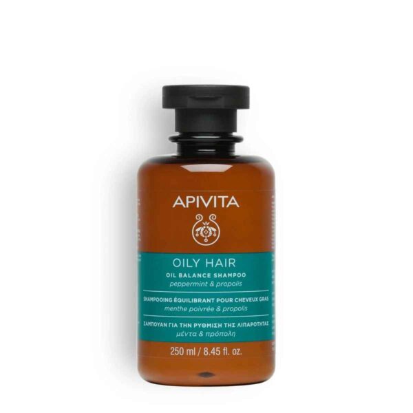 APIVITA Σαμπουάν για τη Ρύθμιση της Λιπαρότητας 250ML