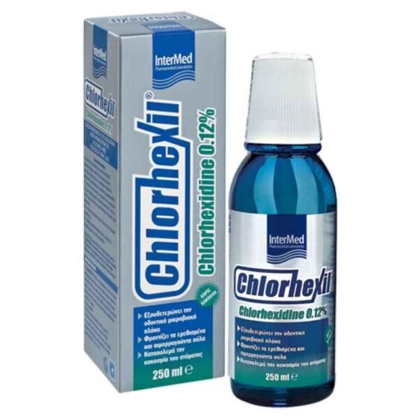 INTERMED Chlorhexil 0.12% Mouthwash-Πολλαπλή Προστασία Της Στοματικής Κοιλότητας 250ML