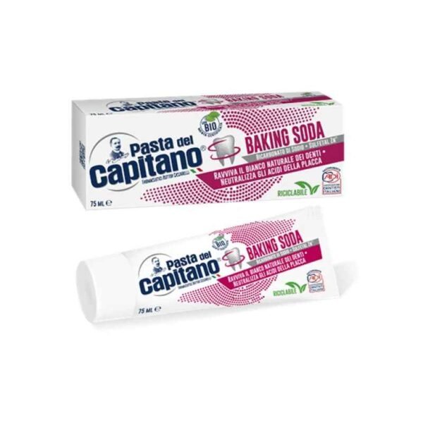 PASTA DEL CAPITANO Baking Soda Οδοντόπαστα με λευκαντική δράση 75ML