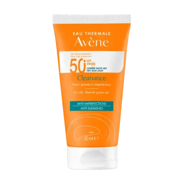 AVENE Cleanance Solaire SPF50+, Αντηλιακή Κρέμα Προσώπου για Λιπαρή με Ατέλειες Επιδερμίδα, 50ML